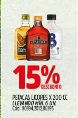Supermercados Yaguar Petacas licores oferta
