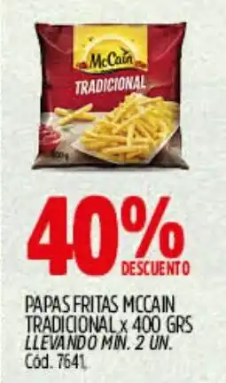 Supermercados Yaguar McCain papas fritas tradicional oferta