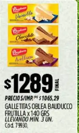 Supermercados Yaguar Oblea bauducco frutilla galletitas oferta