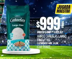 Supermercados Yaguar Cañuelas arroz largo fino oferta