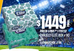Supermercados Yaguar Elite pañuelo box oferta
