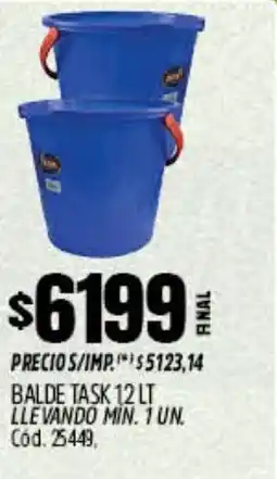 Supermercados Yaguar Task balde oferta