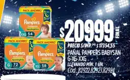 Supermercados Yaguar Pampers pañal babysan oferta