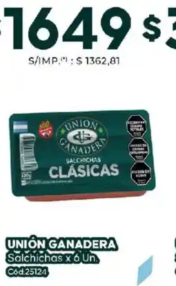 Diarco Union ganadera salchichas oferta
