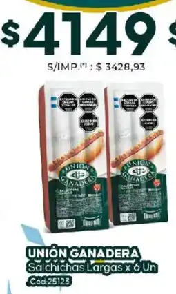 Diarco Union ganadera salchichas largas oferta