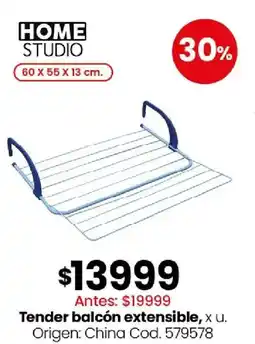 Coto Home studio tender balcón extensible oferta