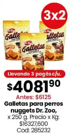 Coto Dr. zoo galletas para perros nuggets oferta