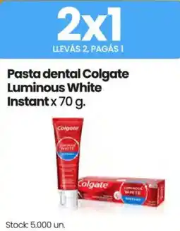 Changomas Colgate luminous white pasta dental instant oferta