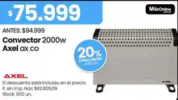 Changomas Axel convector oferta