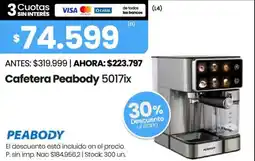 Changomas Peabody cafetera peabody oferta