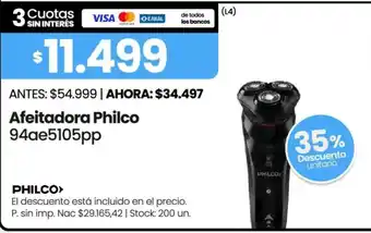 Philco afeitadora