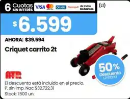 Changomas Art criquet carrito 2t oferta