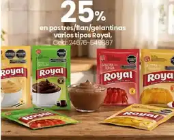 Coto Royal en postres/flan/gelantinas varios tipos oferta