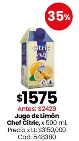 Coto Chef citric jugo de limón oferta