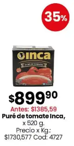 Coto Inca puré de tomate oferta