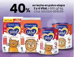 Coto Vital en leche en polvo etapa 3 y 4 oferta