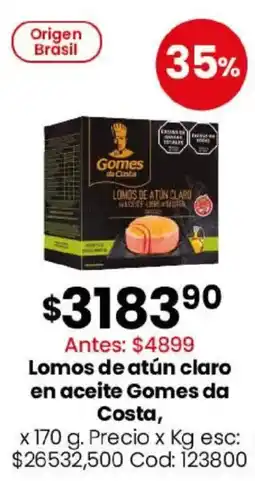 Coto Gomes da costa lomos de atún claro en aceite oferta