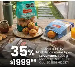Coto La cumbre madalenas varios tipos oferta