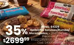 Coto Sonrisas/rumba/ merengadas galletitas oferta