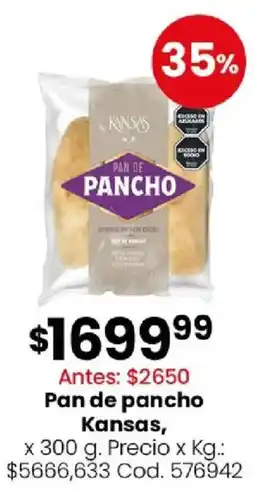 Coto Kansas pan de pancho oferta
