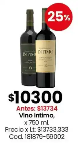 Coto Intimo vino oferta