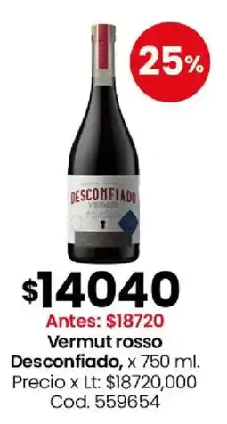 Coto Desconfiado vermut rosso oferta