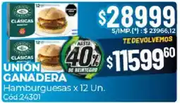 Diarco Unión ganadera hamburguesas oferta