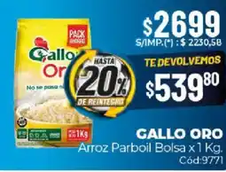 Diarco Gallo oro arroz parboil bolsa oferta
