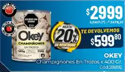 Diarco Okey champignones en trozos oferta