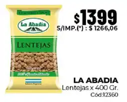 Diarco La abadia lentejas oferta