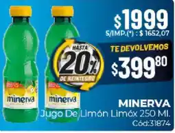 Diarco Minerva jugo de limón limóx oferta