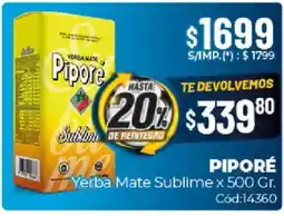 Diarco Piporé yerba mate sublime oferta