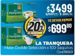 Diarco La tranquera mate cocido selección oferta