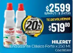 Diarco Hileret endulzante clásico forte oferta