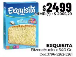 Diarco Exquisita bizcochuelo oferta