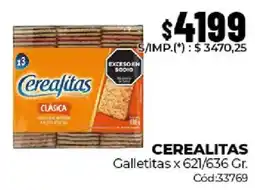 Diarco Cerealitas galletitas oferta