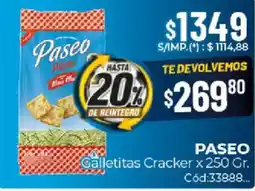 Diarco Paseo galletitas cracker oferta