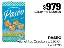Diarco Paseo galletitas crackers oferta