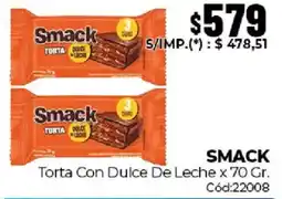 Diarco Smack torta con dulce de leche oferta