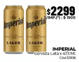 Diarco Imperial cerveza lata oferta