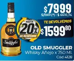 Diarco Old smuggler whisky añejo oferta