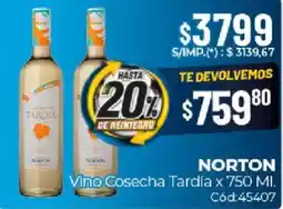 Diarco Norton vino cosecha tardía oferta