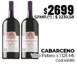 Diarco Cabarceno vino patero oferta