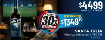 Diarco Santa julia vino la selección oferta