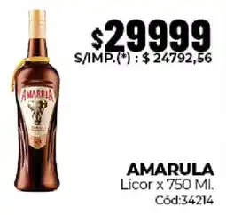Diarco Amarula licor oferta