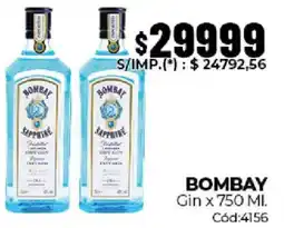 Diarco Bombay gin oferta