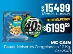 Diarco Mccain papas noisettes congeladas oferta
