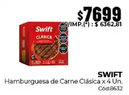 Diarco Swift hamburguesa de carne clásica oferta