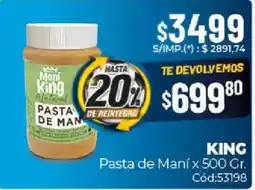 Diarco King pasta de maní oferta