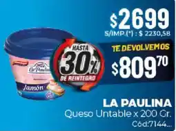Diarco La paulina queso untable oferta